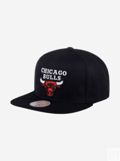 Бейсболка с прямым козырьком MITCHELL NESS HHSS2976-CBUYYPPPBLCK Chicago Bu