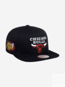 Бейсболка с прямым козырьком MITCHELL NESS HHSS2976-CBUYYPPPBLCK Chicago Bu 58-139XDOXM4K-09 фото 2