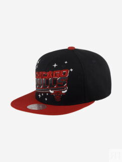 Бейсболка с прямым козырьком MITCHELL NESS HHSS5757-CBUYYPPPBLCK Chicago Bu