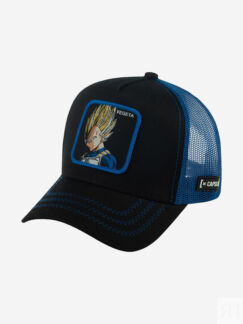 Бейсболка с сеточкой CAPSLAB CL/DBZ/1/VE3 Dragon Ball Vegeta Saiyan (черный