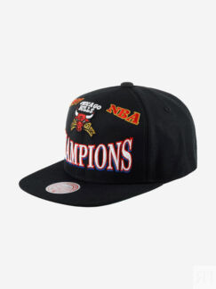 Бейсболка с прямым козырьком MITCHELL NESS HHSS1077-CBUYYPPPBLCK Chicago Bu