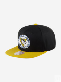 Бейсболка с прямым козырьком MITCHELL NESS HHSS5367-PPEYYPPPBKYW Pittsburgh