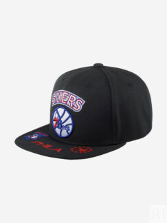 Бейсболка с прямым козырьком MITCHELL NESS HHSS2997-P76YYPPPBLCK Philadelph