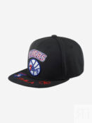 Бейсболка с прямым козырьком MITCHELL NESS HHSS2997-P76YYPPPBLCK Philadelph 58-548XDOXM4K-09 фото 1