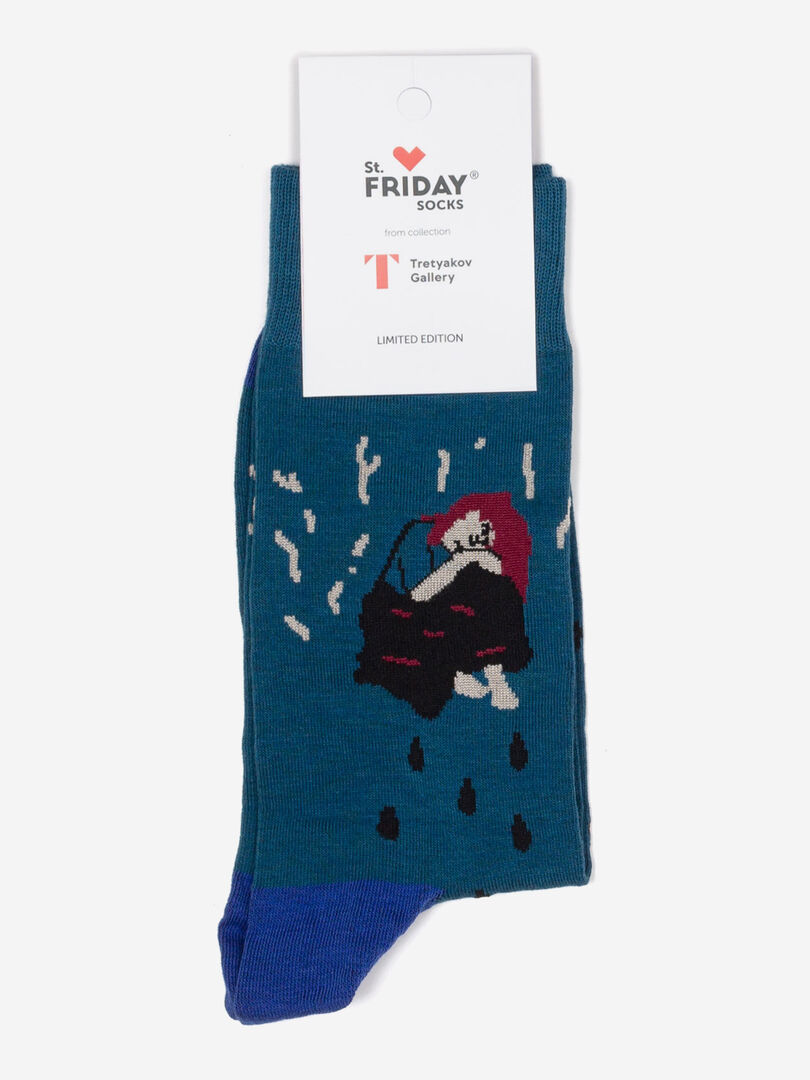 Носки St. Friday Socks - Алёнушка, Синий ALENUSHKASBHOS8B-BLUE фото 1