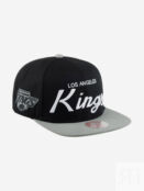 Бейсболка с прямым козырьком MITCHELL NESS 6HSSSH22086-LAKBLCK Los Angeles 58-522XDOXM4K-09 фото 2