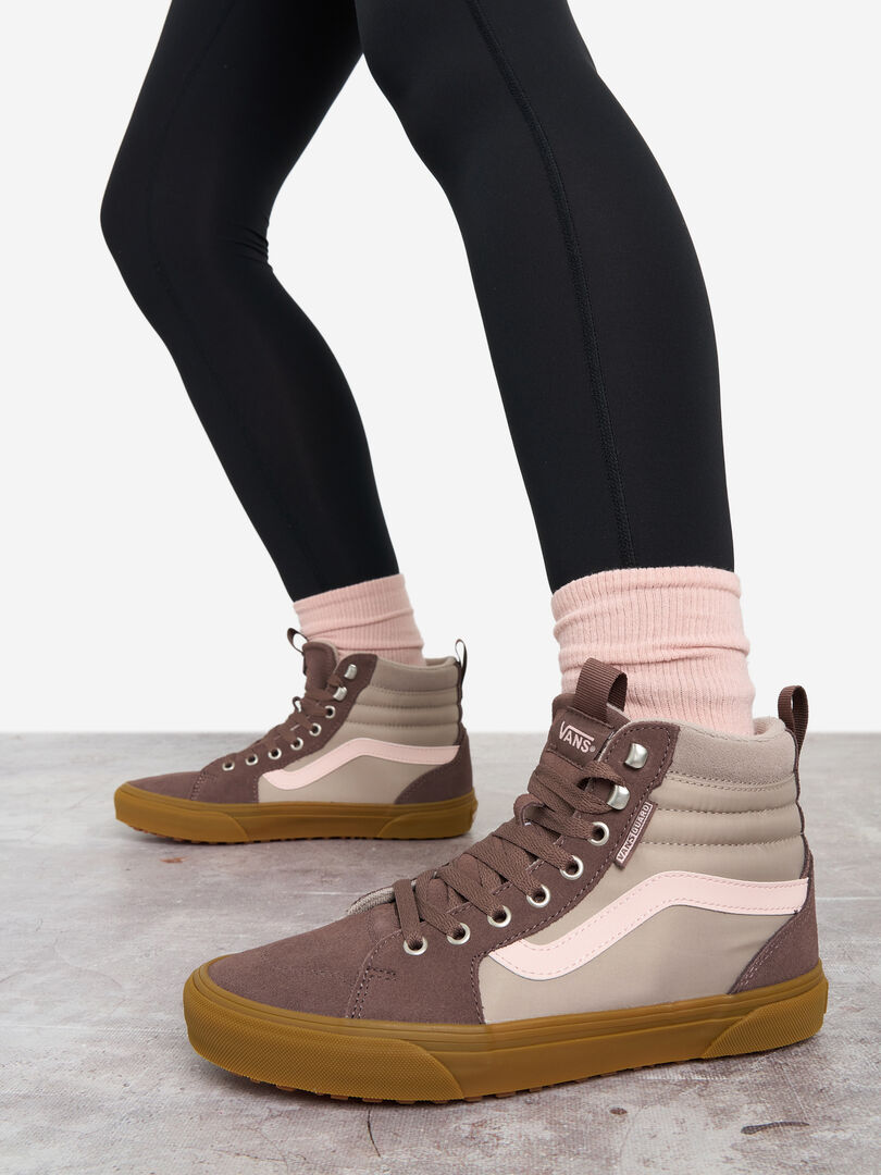 Кеды женские Vans Filmore Hi Vansguard, Коричневый VN000CZYB7G1V0D-. фото 1