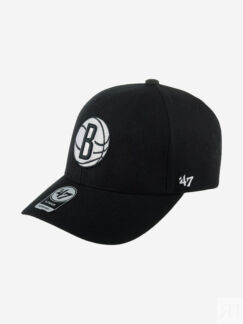 Бейсболка 47 BRAND K-MVP15WBV-BKB Brooklyn Nets NBA (черный), Черный