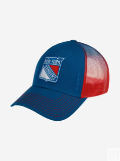 Бейсболка с сеточкой AMERICAN NEEDLE 44612A-NYR New York Rangers Cross Fade