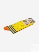 Носки с узорами St.Friday Socks с горошинами Желтые, Желтый CASUALSBHOS8B-DOTSTRIPEYELLOW фото 5