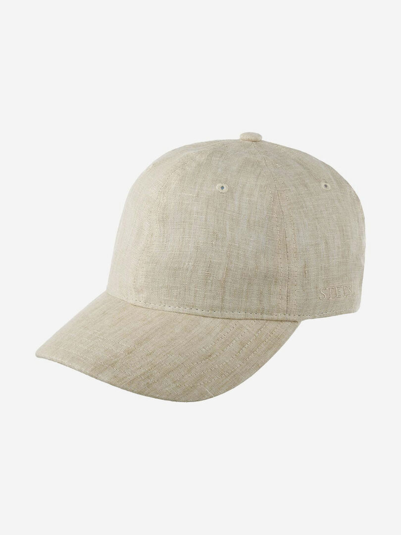 Бейсболка STETSON 7713101 BASEBALL CAP LINEN (бежевый), Бежевый 02-671XDOXS9Z-02 фото 1