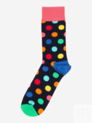 Носки с рисунками Happy Socks - Big Dot Pink Blue, Черный BIGDOTSBHOH16-PINKBLUE фото 2