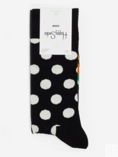 Носки с рисунками Happy Socks, Halloween Big Dot, Черный