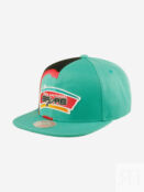 Бейсболка с прямым козырьком MITCHELL NESS HHSS2992-SASYYPPPTEAL San Antoni 58-541XDOXM4K-19 фото 1