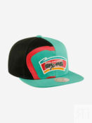 Бейсболка с прямым козырьком MITCHELL NESS HHSS2992-SASYYPPPTEAL San Antoni 58-541XDOXM4K-19 фото 2