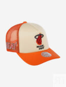 Бейсболка с сеточкой MITCHELL NESS 5HSSSH21323-MHEOFWH Miami Heat NBA (беже 58-185XDOXM4K-02 фото 2