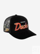 Бейсболка с сеточкой MITCHELL NESS HHSS6005-ADUYYPPPBLCK Anaheim Ducks NHL 58-991XDOXM4K-09 фото 2