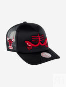 Бейсболка с сеточкой MITCHELL NESS HHSS3467-CBUYYPPPBLCK Chicago Bulls NBA 58-231XDOXM4K-10 фото 2