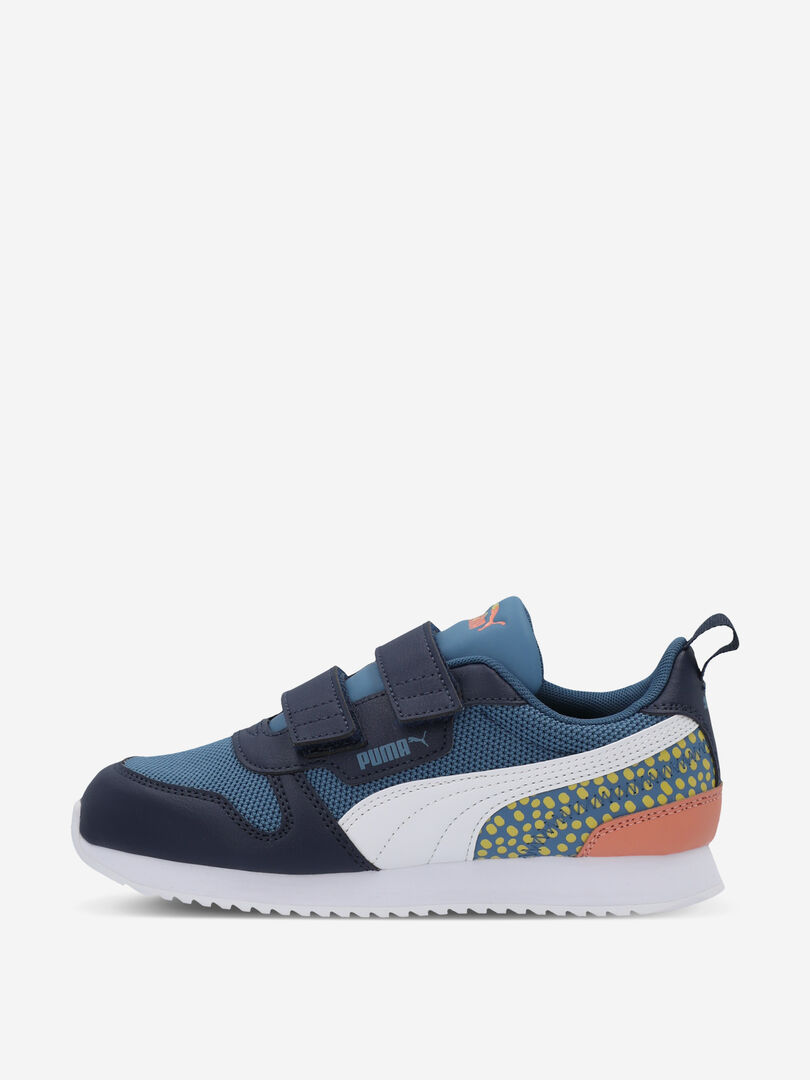 Кроссовки для мальчиков PUMA R78 Fc V Ps, Синий 398010P0P-01 фото 1