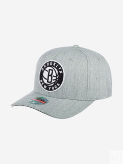 Бейсболка MITCHELL NESS 6HSSMM19363-BNEGYHT Brooklyn Nets NBA (серый), Серы