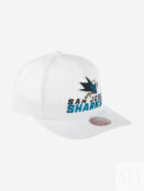 Бейсболка MITCHELL NESS HHSS5758-SJSYYPPPWHIT San Jose Sharks NHL (белый), 58-845XDOXM4K-17 фото 2