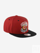 Бейсболка с прямым козырьком MITCHELL NESS HHSS5146-MHEYYPPPRED1 Miami Heat 58-736XDOXM4K-18 фото 2