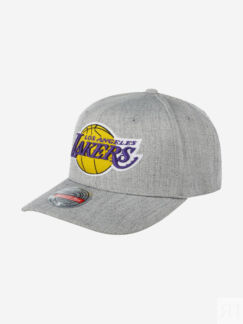 Бейсболка MITCHELL NESS HHSS3273-LALYYPPPGYHT Los Angeles Lakers NBA (серый