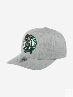 Бейсболка MITCHELL NESS HHSS3273-BCEYYPPPGYHT Boston Celtics NBA (серый), С