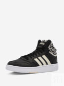 Кеды женские adidas Hoops 3.0 Mid, Черный IG7895A01-. фото 3