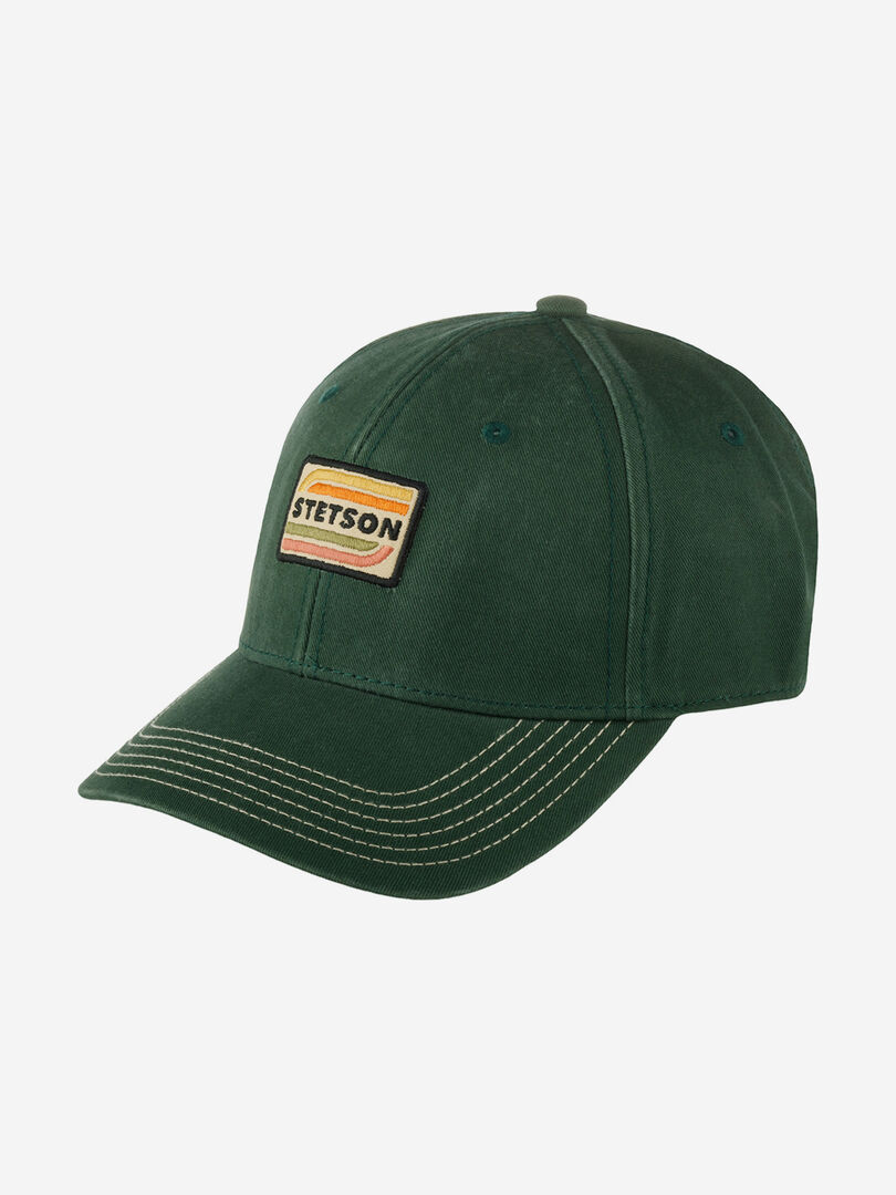 Бейсболка STETSON 7721110 BASEBALL CAP COTTON (зеленый), Зеленый 02-663XDOXS9Z-11 фото 1