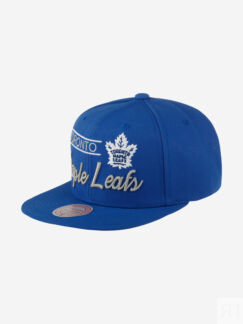 Бейсболка с прямым козырьком MITCHELL NESS 6HSSLD21213-TMLBLUE Toronto Mapl