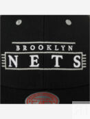 Бейсболка MITCHELL NESS HHSS5351-BNEYYPPPBLCK Brooklyn Nets NBA (черный), Ч 59-089XDOXM4K-09 фото 5