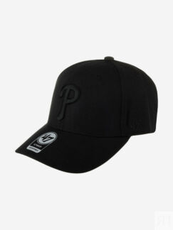 Бейсболка 47 BRAND B-MVP19WBV-BKB Philadelphia Phillies MLB (черный), Черны