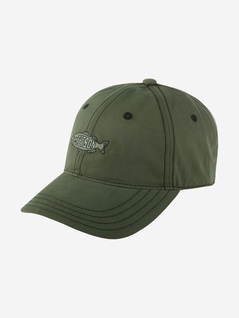 Бейсболка STETSON 7711143 BASEBALL CAP FISHING (оливковый), Мультицвет 12-094XDOXS9Z-03 фото 1