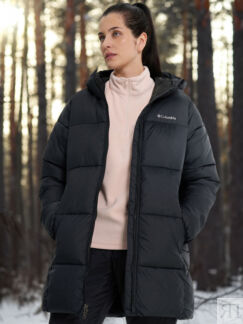 Куртка утепленная женская Columbia Puffect II Mid Hooded Jacket, Черный