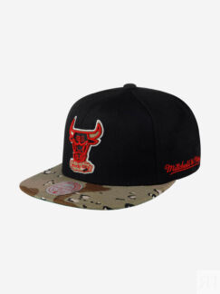 Бейсболка с прямым козырьком MITCHELL NESS HHSS1101-CBUYYPPPBLCK Chicago Bu