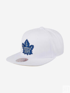 Бейсболка с прямым козырьком MITCHELL NESS HHSS5745-TMLYYPPPWHIT Toronto Ma