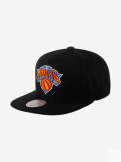 Бейсболка с прямым козырьком MITCHELL NESS 6HSSDX21129-NYKBLCK New York Kni