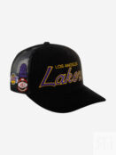 Бейсболка с сеточкой MITCHELL NESS HHSS6002-LALYYPPPBLCK Los Angeles Lakers 59-034XDOXM4K-09 фото 2