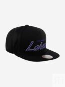 Бейсболка с прямым козырьком MITCHELL NESS 6HSSMM19008-LALBLCK Los Angeles 59-031XDOXM4K-09 фото 2