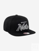 Бейсболка с прямым козырьком MITCHELL NESS HHSS3280-BNEYYPPPBLCK Brooklyn N 58-224XDOXM4K-09 фото 2