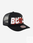 Бейсболка с сеточкой MITCHELL NESS HHSS5345-CBUYYPPPBLCK Chicago Bulls NBA 58-747XDOXM4K-09 фото 2