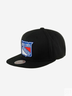 Бейсболка с прямым козырьком MITCHELL NESS HHSS6743-NYAYYPPPBLCK New York R