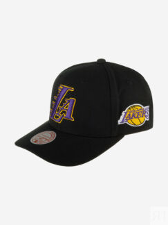 Бейсболка MITCHELL NESS HHSS6580-LALYYPPPBLCK Los Angeles Lakers NBA (черны