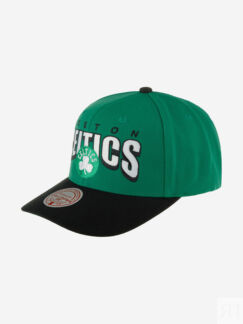 Бейсболка MITCHELL NESS HHSS6638-BCEYYPPPGREN Boston Celtics NBA (зеленый),