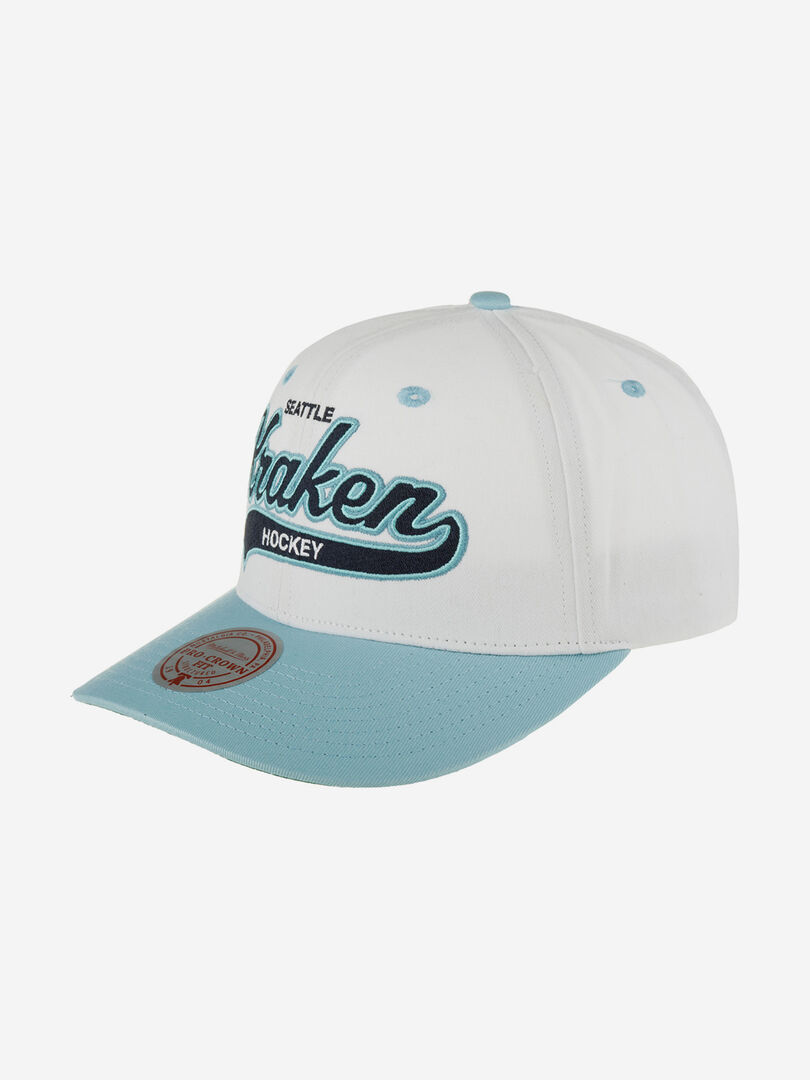 Бейсболка MITCHELL NESS HHSS7286-SKRYYPPPWHIT Seattle Kraken NHL (голубой), 59-291XDOXM4K-89 фото 1