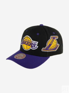 Бейсболка MITCHELL NESS HHSS7310-LALYYPPPBLCK Los Angeles Lakers NBA (черны