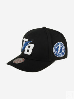 Бейсболка MITCHELL NESS HHSS6644-TBLYYPPPBLCK Tampa Bay Lightning NHL (черн