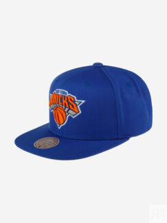 Бейсболка с прямым козырьком MITCHELL NESS HHSS3256-NYKYYPPPBLUE New York K