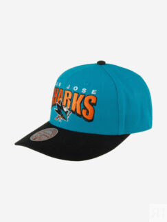 Бейсболка MITCHELL NESS HHSS6642-SJSYYPPPTEAL San Jose Sharks NHL (голубой)